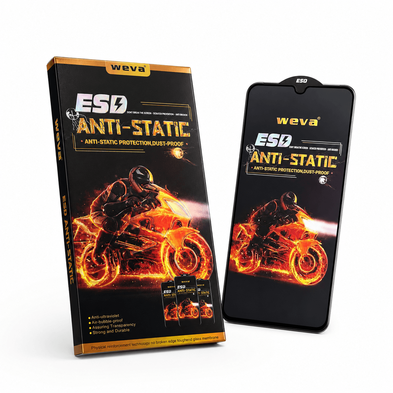 گلس آنتی استاتیک مدل سامسونگ Anti Static ESD Glass مناسب Galaxy A05