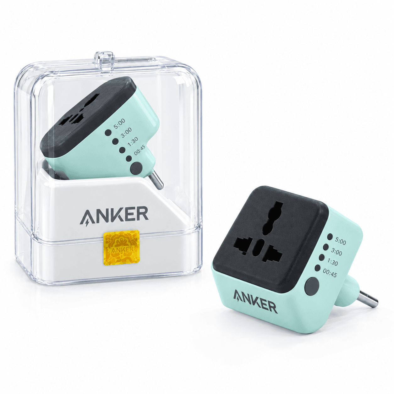 تبدیل برق ۳ به ۲ انکر ANKER مدل تایمردار