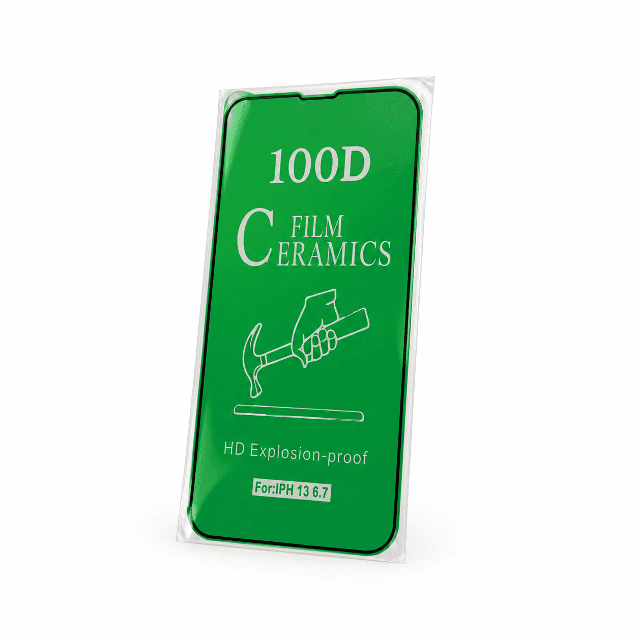 گلس سرامیکی 100D صفحه نمایش آیفون 13Pro Max مدل Film Ceramics