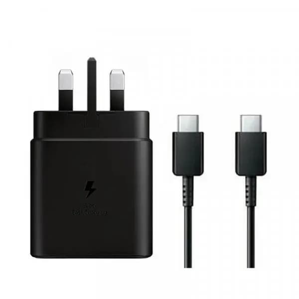 شارژر دیواری 45 وات مدل ep-ta845 nbegae به همراه کابل تبدیل USB-C سفید