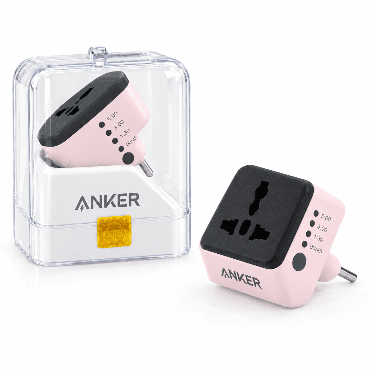 تبدیل برق ۳ به ۲ انکر ANKER مدل تایمردار