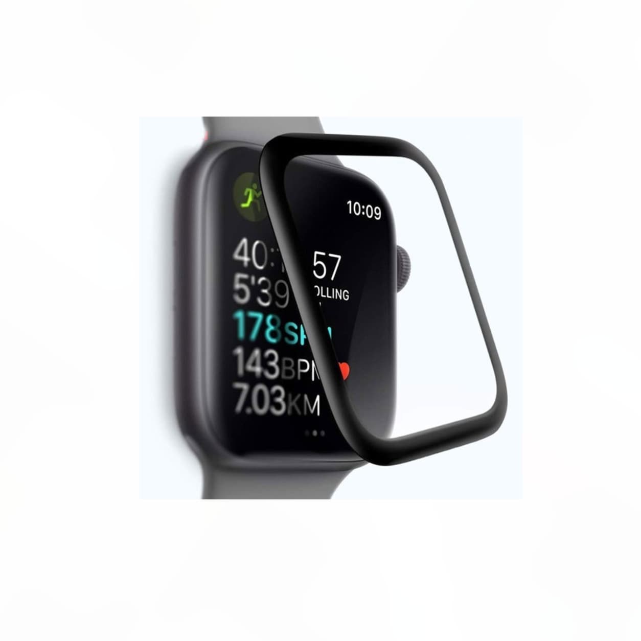 گلس محافظ صفحه نمایش PMMA Film مناسب Apple Watch 45mm