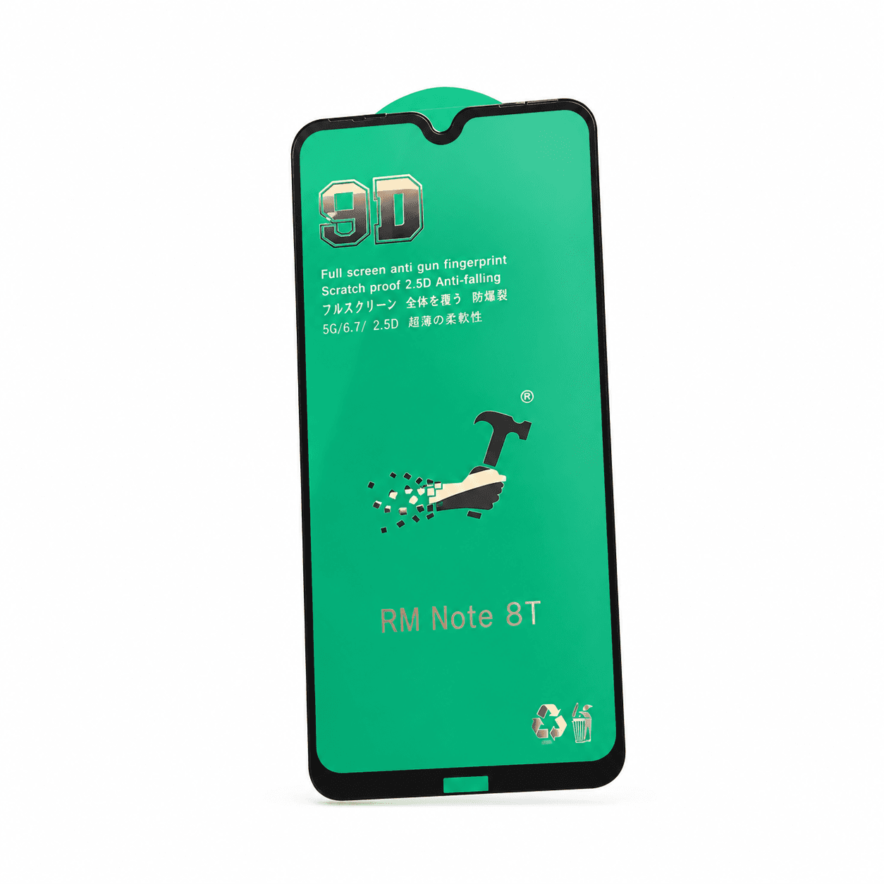 گلس سرامیکی شفاف 9D مدل Full Screen مناسب Xiaomi Redmi Note 8T