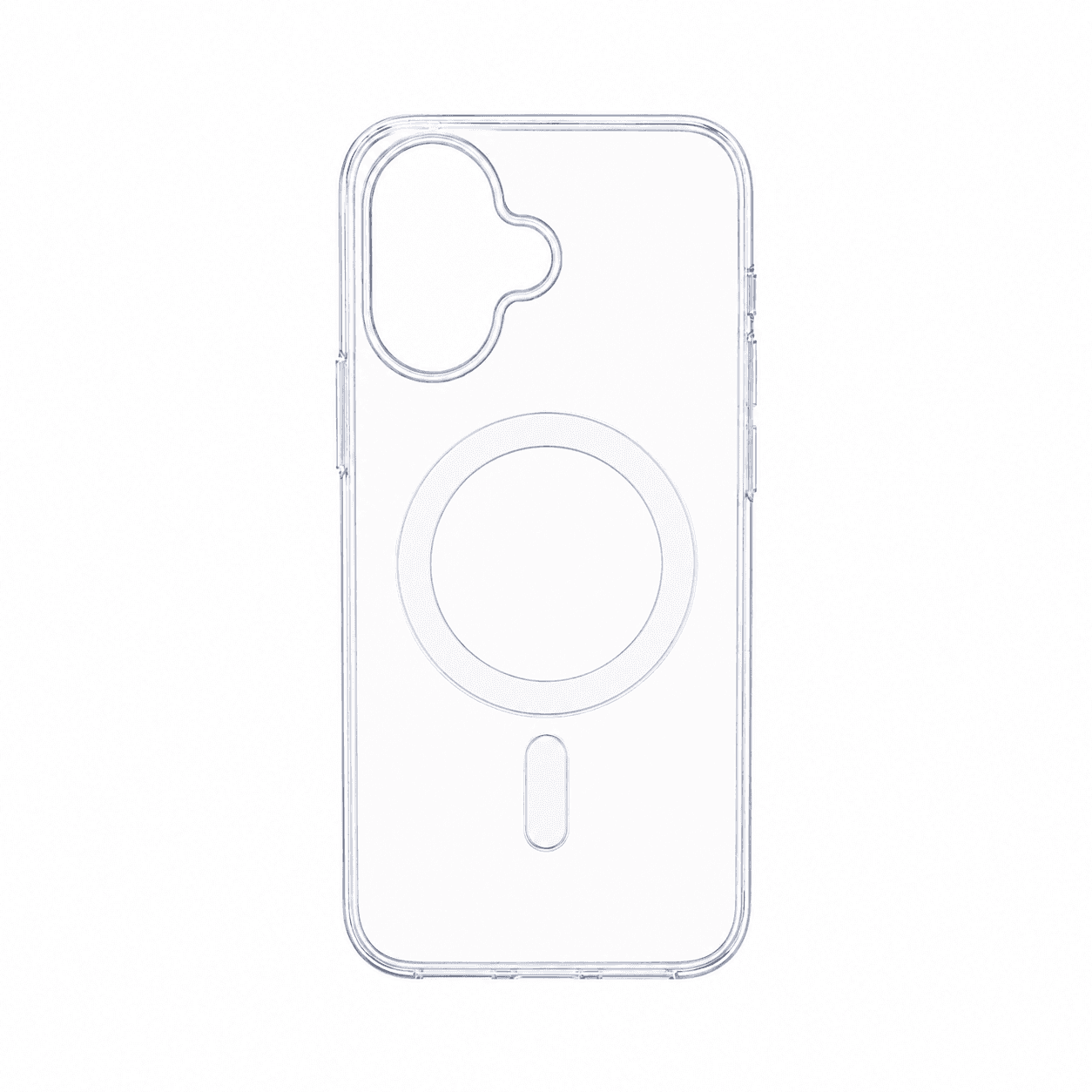 قاب گوشی موبایل اپل iPhone 16 شفاف مگ‌سیف (MagSafe)