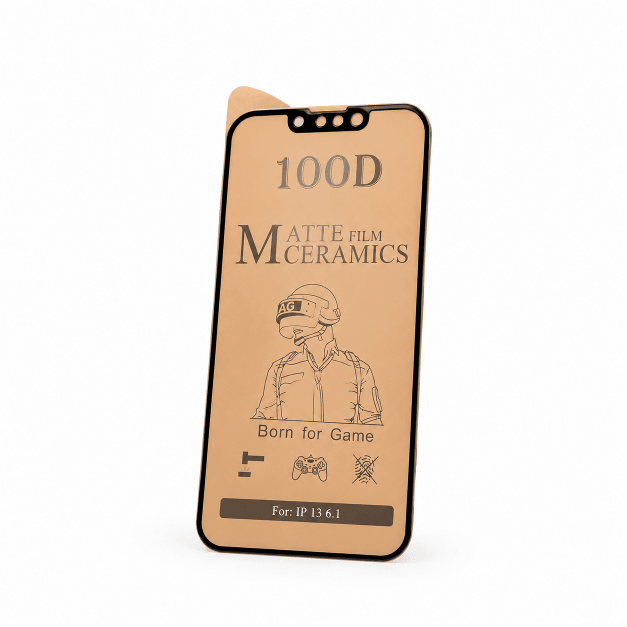 گلس سرامیکی مات 100D مدل Matte Film Ceramics مناسب آیفون 13promax