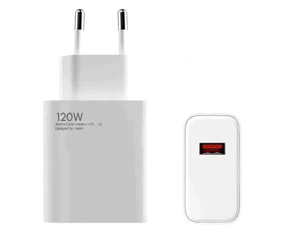 شارژر دیواری یو اس بی سوپر فست شارژ 120 وات شیائومی Xiaomi 120w USB charger MDY-13-EE سفید | بدون پک